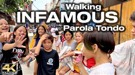 Walking The Infamous Parola Compound Tondo Manila Philippines 4k