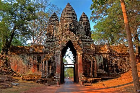 Angkor Thom North Gate Cambodia