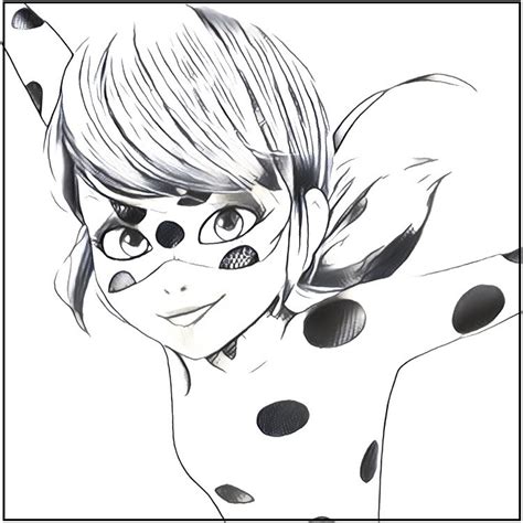 Las personas que deciden pintar gatos, leones o felinos en general, se sienten identificados con las cualidades de estos animales. Ladybug para colorear - Dibujos Animados 2021