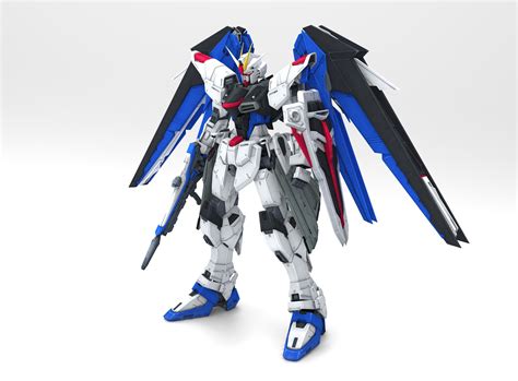 3d Model Gundam Freedom Cgtrader