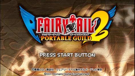 Fairy Tail Portable Guild 2 Ppsspp Criação De Personagemmissões