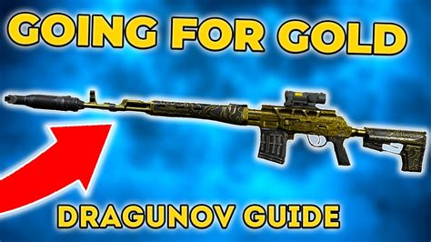 Fastest Way To Get Dragunov Gold Going For Gold Codmw Youtube