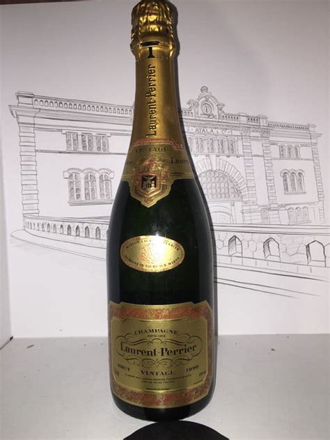 Respect for nature and wine and dedication to quality, creating consistent wines with a unique flavour. 1990 Champagne Laurent perrier Brut Vintage - 1 bottle ...