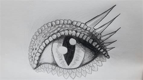 Dragon Eye Pencil Sketch By Tryphina Deviantart Dragon Eye Drawing