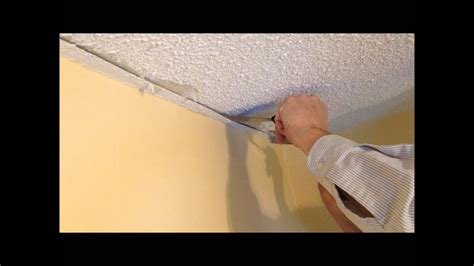 I helped a friend hang sheetrock on his basement ceiling and will never do it myself. How to repair a stucco ceiling crack and re attach drywall ...
