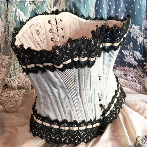 Antique Wasp Waist Corset Old Stock Victorian Lingerie