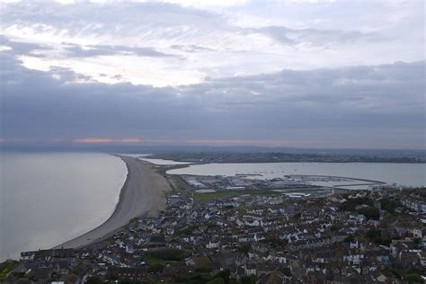 Weymouth And Chesil Beach Dorset From The Heights On Port Flickr