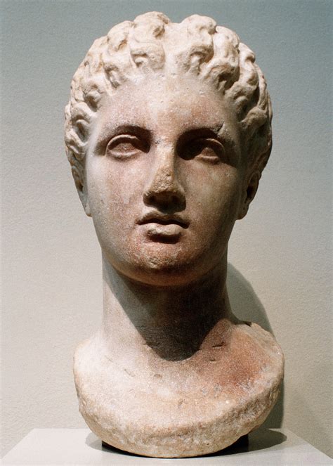 Marble Head Of A Goddess Greek Late Classical The Metropolitan