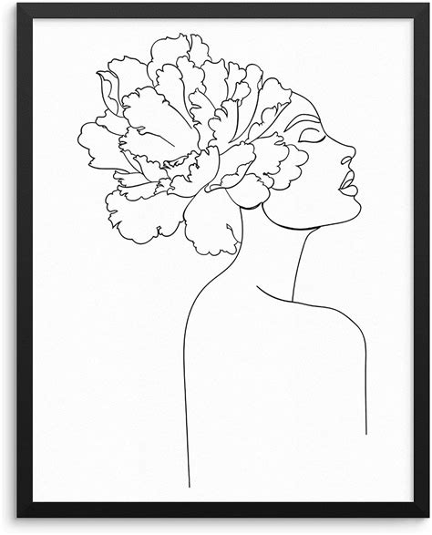 Feminist Art One Line Art Nude Line Drawing Download Instant Line Drawing Woman Set Of 3 Woman