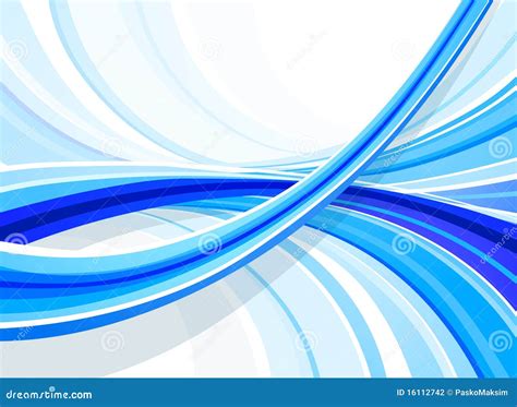 Blue Curved Background Stock Photography Image 16112742