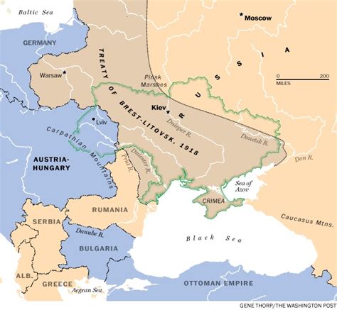 How Ukraine Became Ukraine In 7 Maps The Washington Post