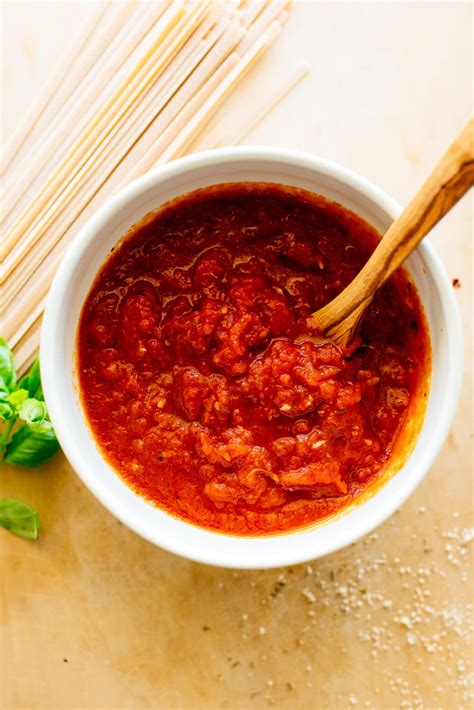 To answer this question in a more meaningful manner, let's take it two steps further: Super Simple Marinara Sauce Recipe - Cookie and Kate