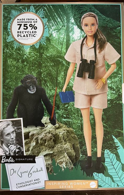 An Advertisement For Barbies New Doll Collection Featuring A Gorilla