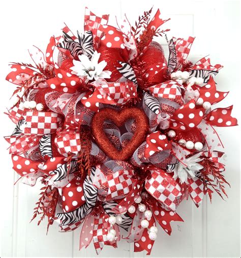 Valentine Wreath Diy Valentines Day Wreath Valentines Day