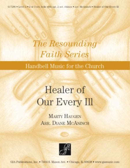 Sheet Music Healer Of Our Every Ill Handbells