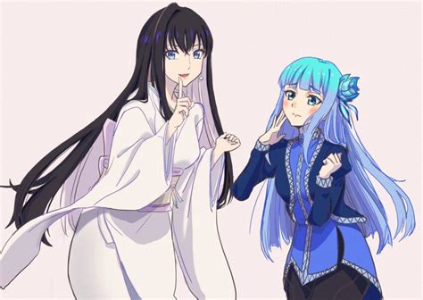 Yuki Onna Kyokou Suiri Kyokou Suiri Highres 2girls Black Hair