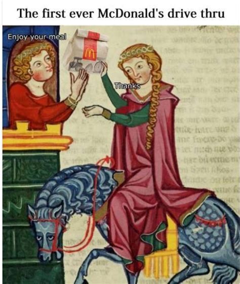 Driving Through 🐴🍴🥛 Fun With Medieval Memes About Lady Miniac