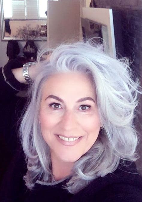 Pin By Cirita Starks On Silver Hair In 2022 Grey Hair Transformation