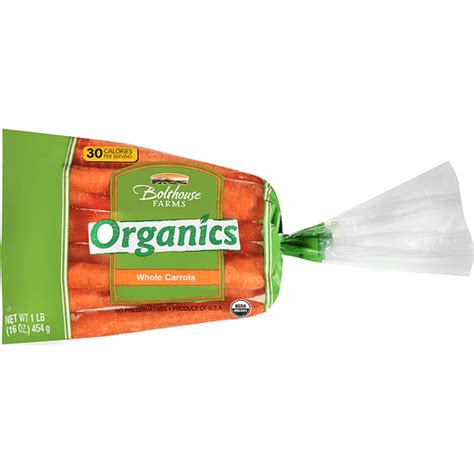 Bolthouse Farms Organics Whole Carrots 16 Oz Bag Shop Bevmo