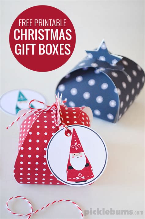 You will need acrobat reader installed on. Let's Wrap! Free Printable Gift Boxes - Picklebums