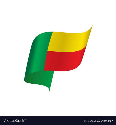 Benin Flag Royalty Free Vector Image Vectorstock