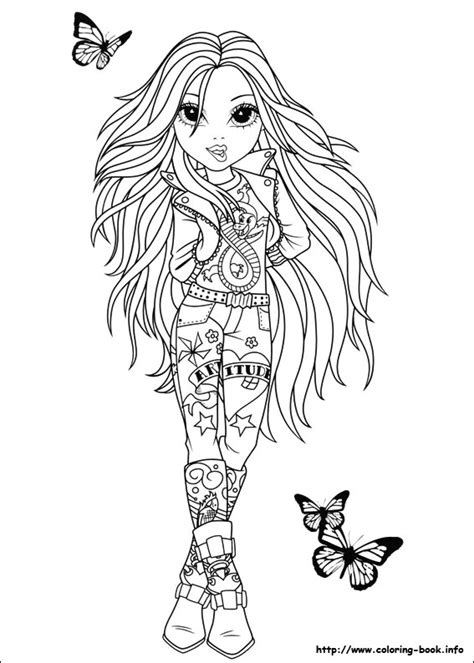 Top Model Coloring Pages Coloring Home