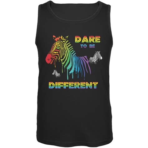 Gay Pride LGBT Dare To Be Different Black Adult Tank Top Walmart Canada