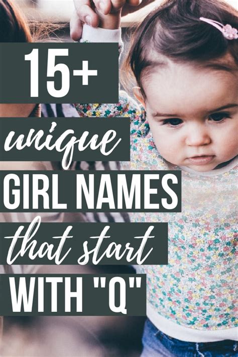 Unique Baby Girl Names That Start With Q 2024 The Mommyhood Club