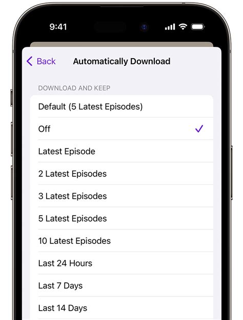 download and delete episodes in apple podcasts on iphone and ipad apple support