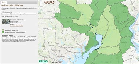 Track storms as they travel through the pacific and atlantic oceans. Hurricane Isaias (2020) Flood and Storm Tracker Map for Zebra Mussels