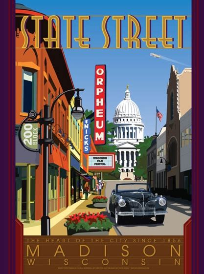 Get Some Madison Themed Posters For Your Apartment Art Deco Prints