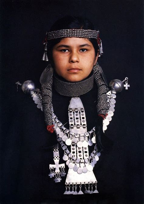 Mapuche Traditional Adornment By Leonor Arnó Folklore Fashion Women
