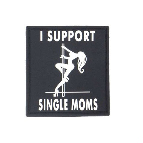 Patch 3d I Support Single Moms Pvc Par Jtg
