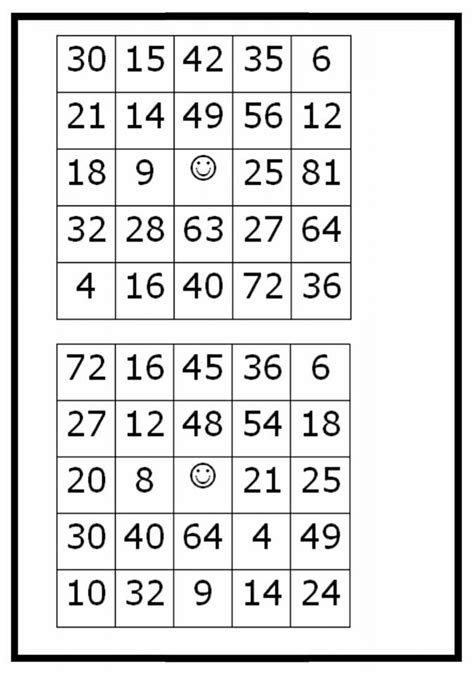 Atividades Para Educadores 1º Ano Bingo Dos Números Até 20 Ce2
