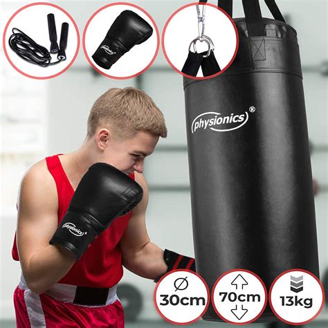 Punch Bag With Boxing Gloves 8 Oz Skipping Rope Home And Fun