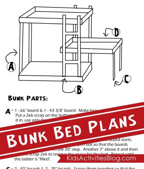 {Build A Bed} Free Plans for Triple Bunk Beds | Bunk bed plans, Triple