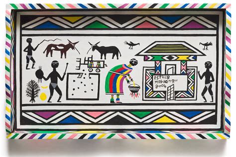 Ndebele Design By Esther Mahlangu Strauss And Co