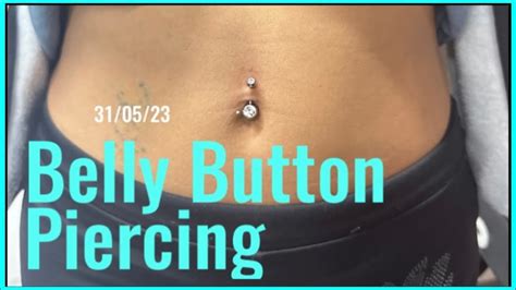 How To Do A Belly Button Piercing Safe Youtube