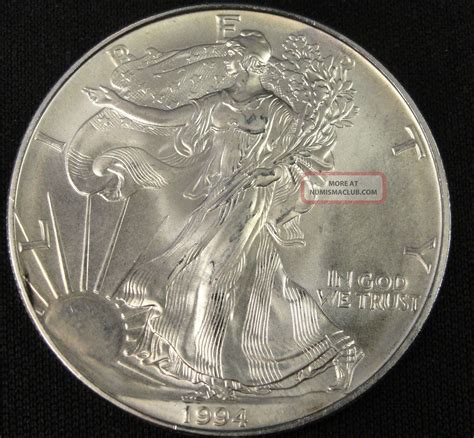 1994 American Silver Eagle Bullion Coin Key Date Uncirculated Nr
