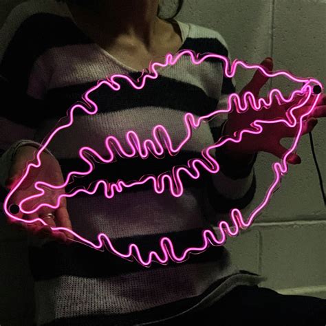 Lips Neon Sign By Perfect Personalised Ts