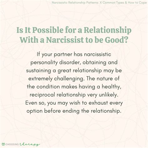 Narcissistic Relationship Love Patterns