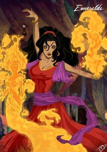 Esmeralda Fire Twisted Disney Princesses Twisted Disney Evil Disney