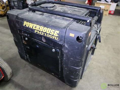 Powerhouse Ph3100ri Generator Gas Roller Auctions
