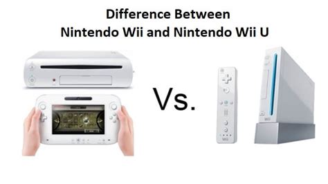 Difference Between Nintendo Wii And Nintendo Wii U Differencebetween