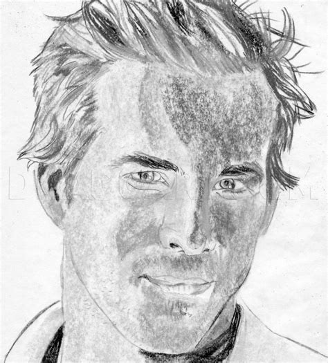 How To Draw Ryan Reynolds By Catlucker