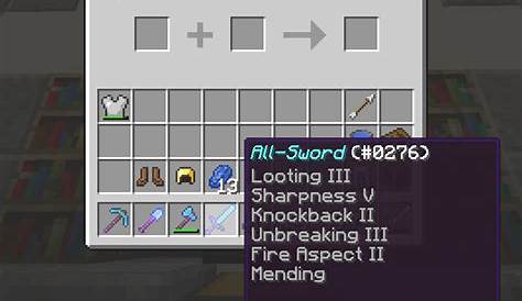 max minecraft sword