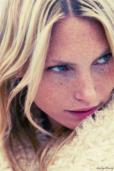 Edda Petursdottir Icelandic Model Stealing Beauty Beauty Freckles