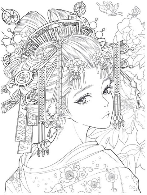 Manga Colouring Book For Adults Ryan Fritzs Coloring Pages