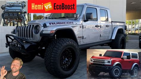 , the quickest, most powerful wrangler ever. 2021 Ford Bronco VS Jeep 392 Hemi (Jeep Gets A V8! - Jeep ...