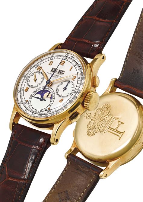 Patek Philippe An Extremely Fine Rare And Historically Important 18k